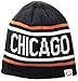 NFL Men's Chicago Bears OTS Thorsby Beanie Knit Cap, One Size,
