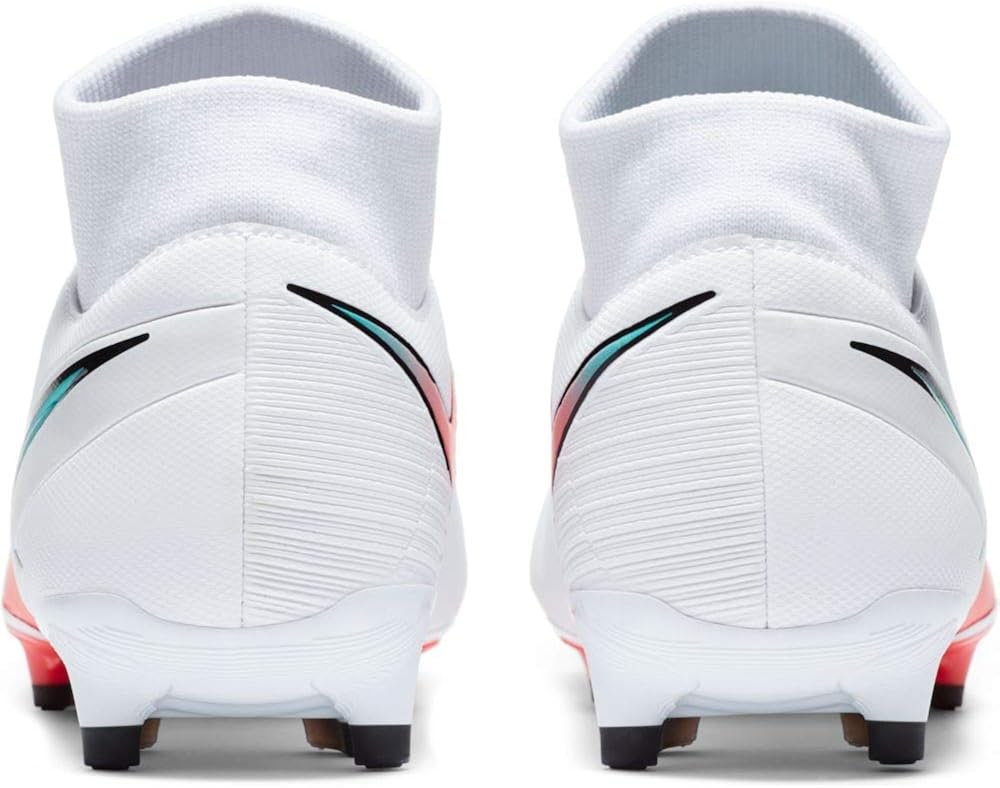white rainbow soccer cleats