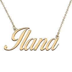 HUAN XUN Customized Custom Simple Any Name Necklace