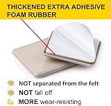 Ezprotekt 2.5" Furniture Sliders for Carpet Moving Pads Self-Adhesive 16 PCS view 3