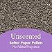 Purina Yesterday's News Non Clumping Paper Cat Litter, Softer Texture Unscented Cat Litter - 13.2 lb. Bag