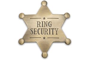 Huwane Ring Security Badge Metal Brooch Ring Bearer Gift Wedding Accessories Keepsake for Party, Rehearsal, boys, Youngs, Kids, Wedding Souvenirs (1)