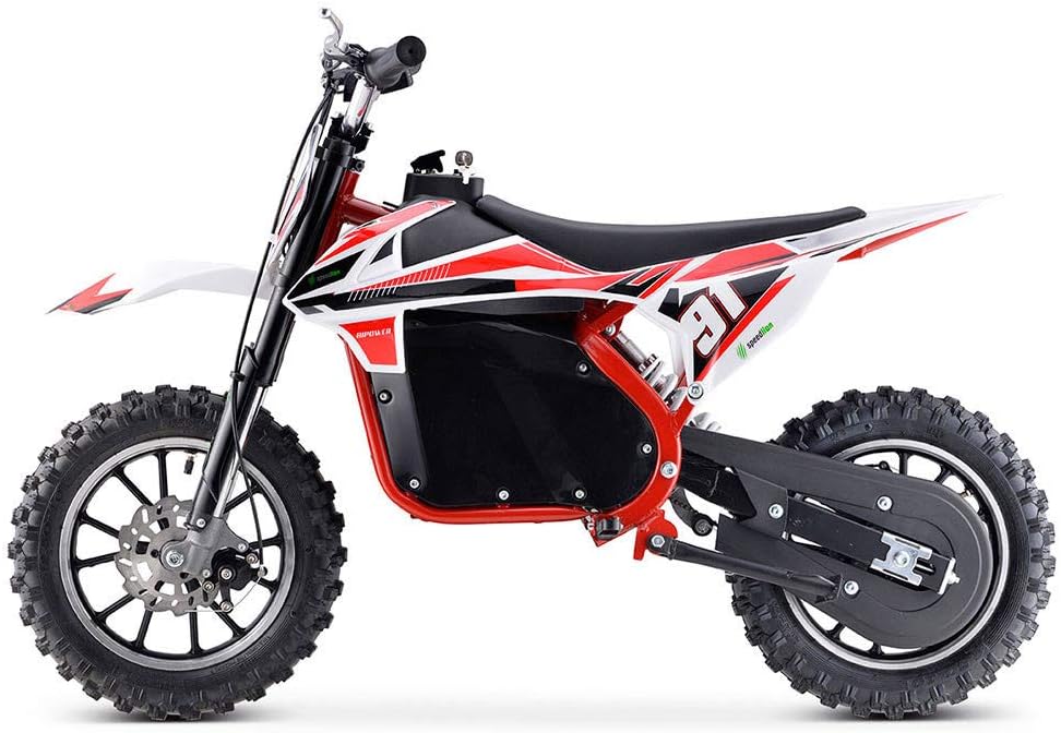 Moto Eléctrica Niños Roja BIPOWER 500W Speed Lion