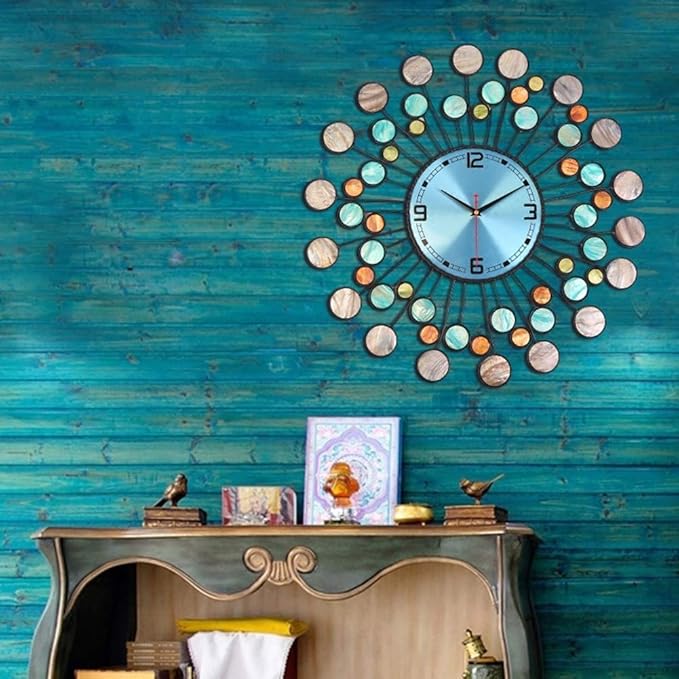 Habitaciones Grandes Relojes de Pared de Metal Vida Creativa del Reloj