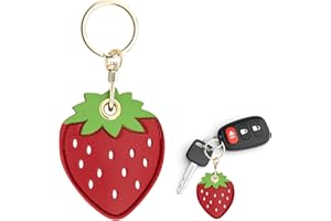 Leather Keychain Case Holder for Apple tag,Protective Tag Cover with Keychain Ring,Anti-Scratch tags Case for Keys，Bags