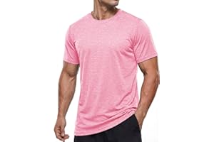 TACVASEN Men's Athletic T-Shirts Short Sleeve Quick Dry Lightweight Breathable Crew Neck Running Workout Gym Tops