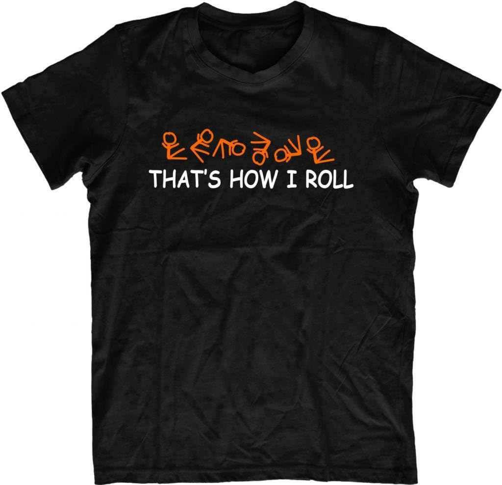 THIS IS HOW I ROLL STICK MEN STYLE - 100% COTTON MENS FUNNY T SHIRT COMEDY ADULTS T-SHIRT