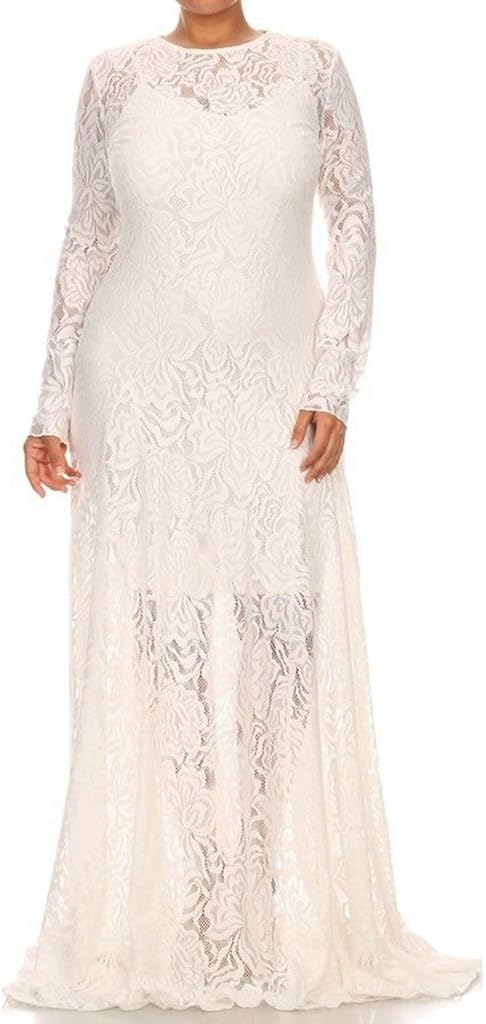 odetta lace maxi dress