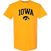 Underground Printing Collegiate Arch Logo Team Colors Unisex Tee | NCAA University Football Basketball Team Colors