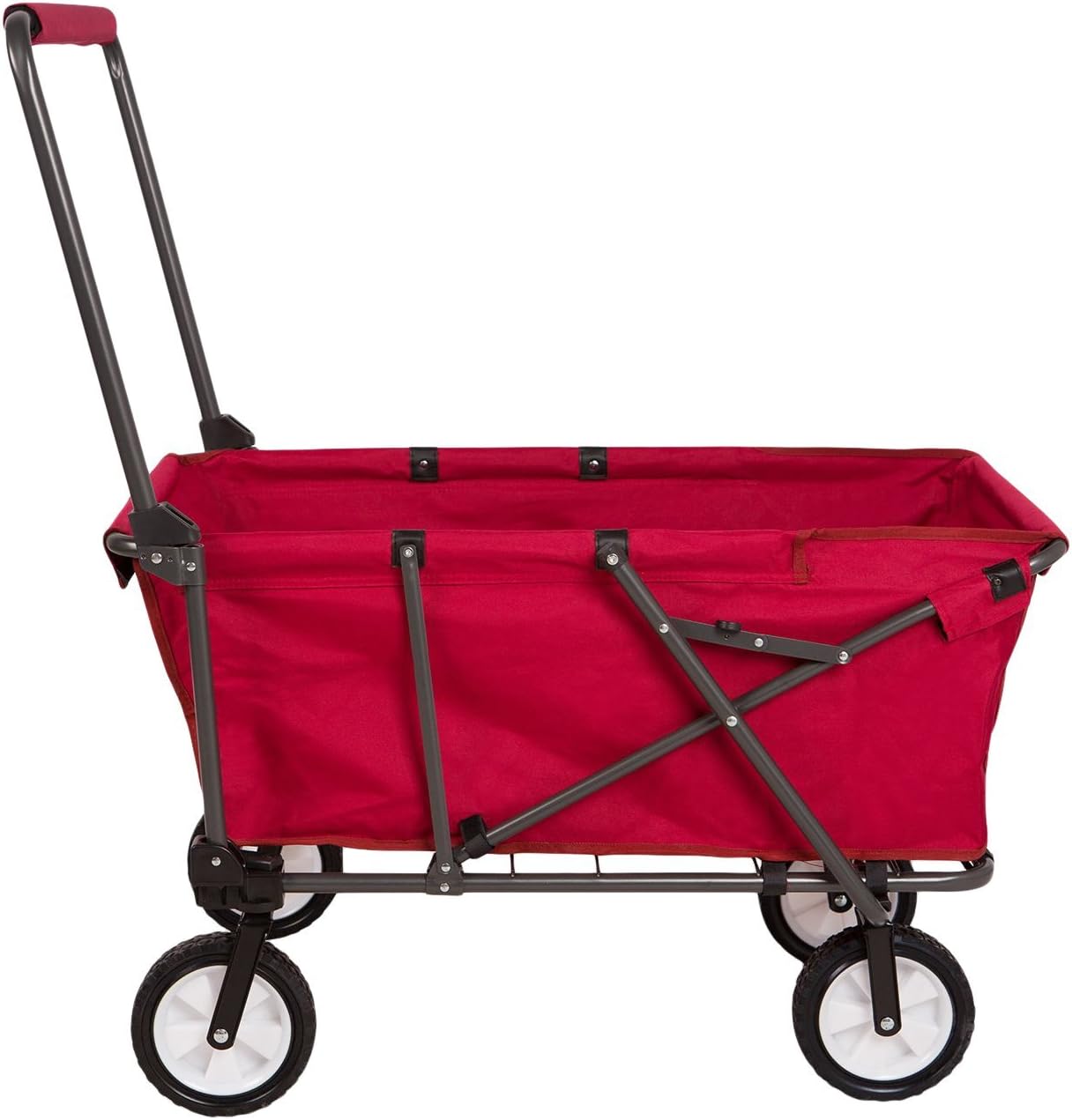 red foldable wagon