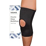 Amazon Brand - Solimo Elastic Knee Stabilizer, Large/Extra Large
