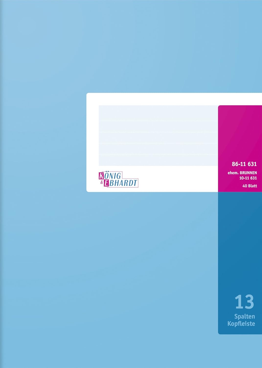 Konig Ebhardt 8611631 7113k40kl Livre à Colonnes Avec En - 