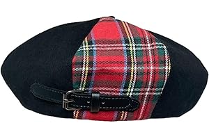 Womens Beret Hat, Men Women Outdoor Travel Plaid Painter Hat, Classic French Beret Unisex Soft Warm Outdoor Vintage Artist Pa