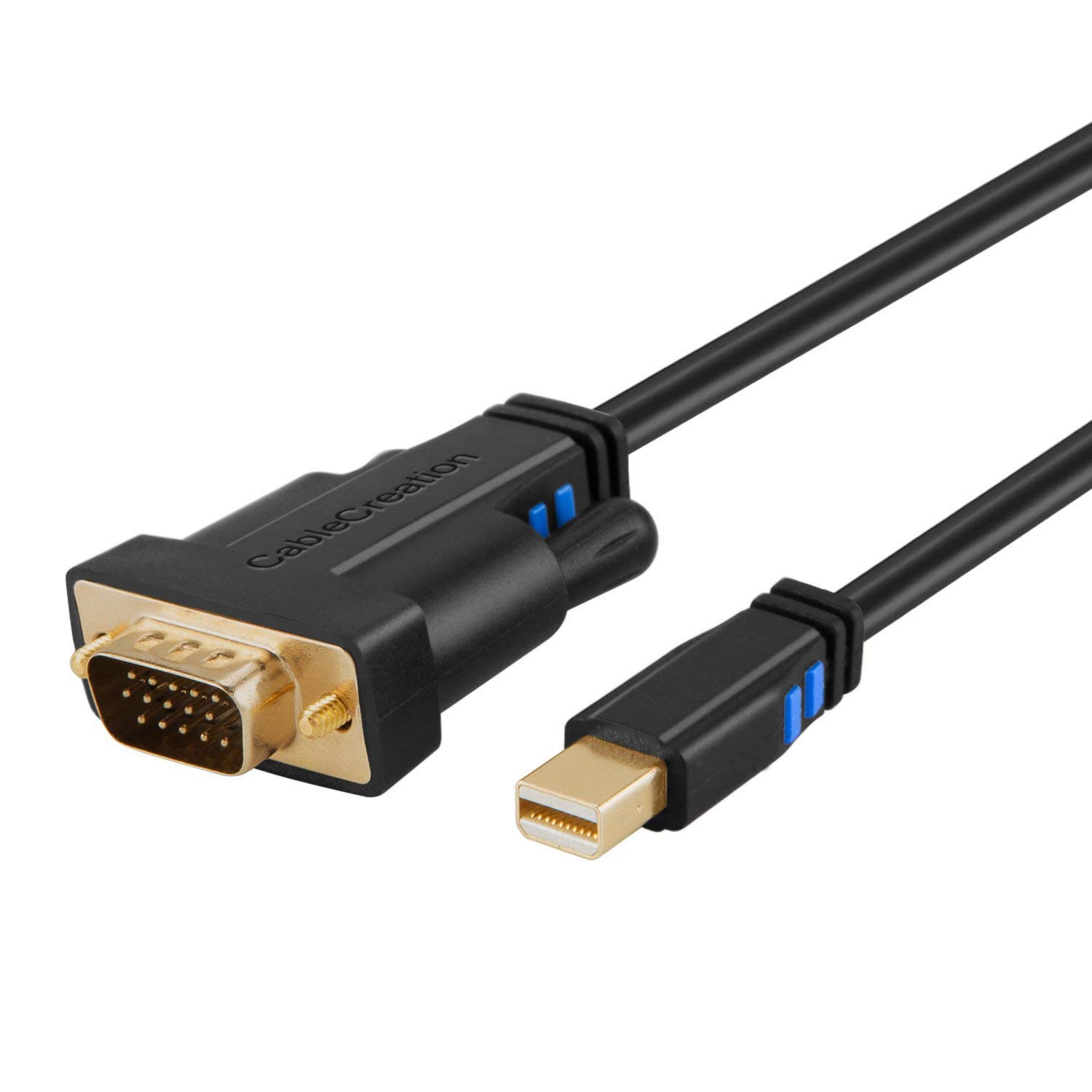 Mini DP to VGA Cord 15FT, CableCreation 1080P Mini