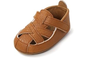 Baby Toddler Girls Boys Sandals Summer Beach Flat Shoes Soft Anti-Slip Rubber Sole First Walking Crib Shoes Sandals for Infan
