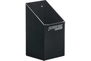 Extreme Max 5001.6185 Fire Extinguisher Holder – Wall-Mount Aluminum Storage Rack for Enclosed Trailers, Garages & Shops – Black