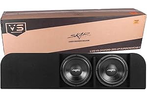 Skar Audio Dual 12" Loaded Ported Subwoofer Enclosure Compatible with 2015-2025 Ford F-150 SuperCrew Cab Trucks