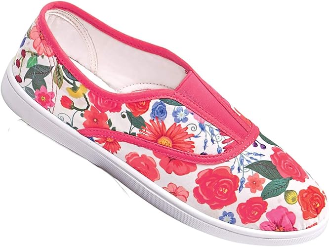 women's casual canvas slip on shoes