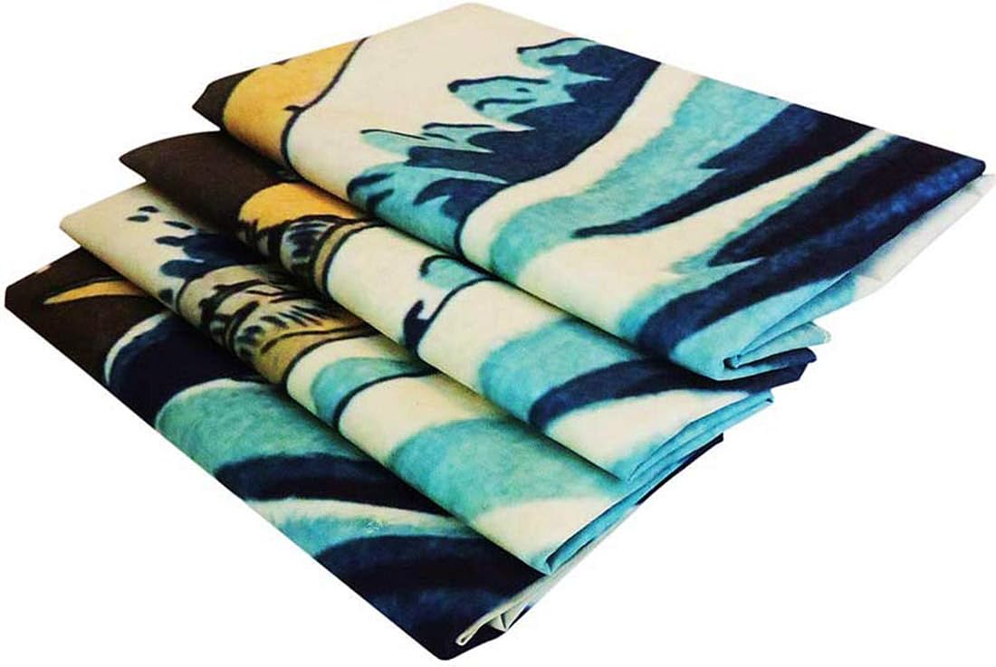 LIGICKY Tapestry Wall Hanging Ukiyoe Hokusai The Great Wave off Kanagawa Wall Tapestries with Art Nature Home Decorations for Living Room Bedroom Dorm Decor 59.1" x 51.9" - Image 3