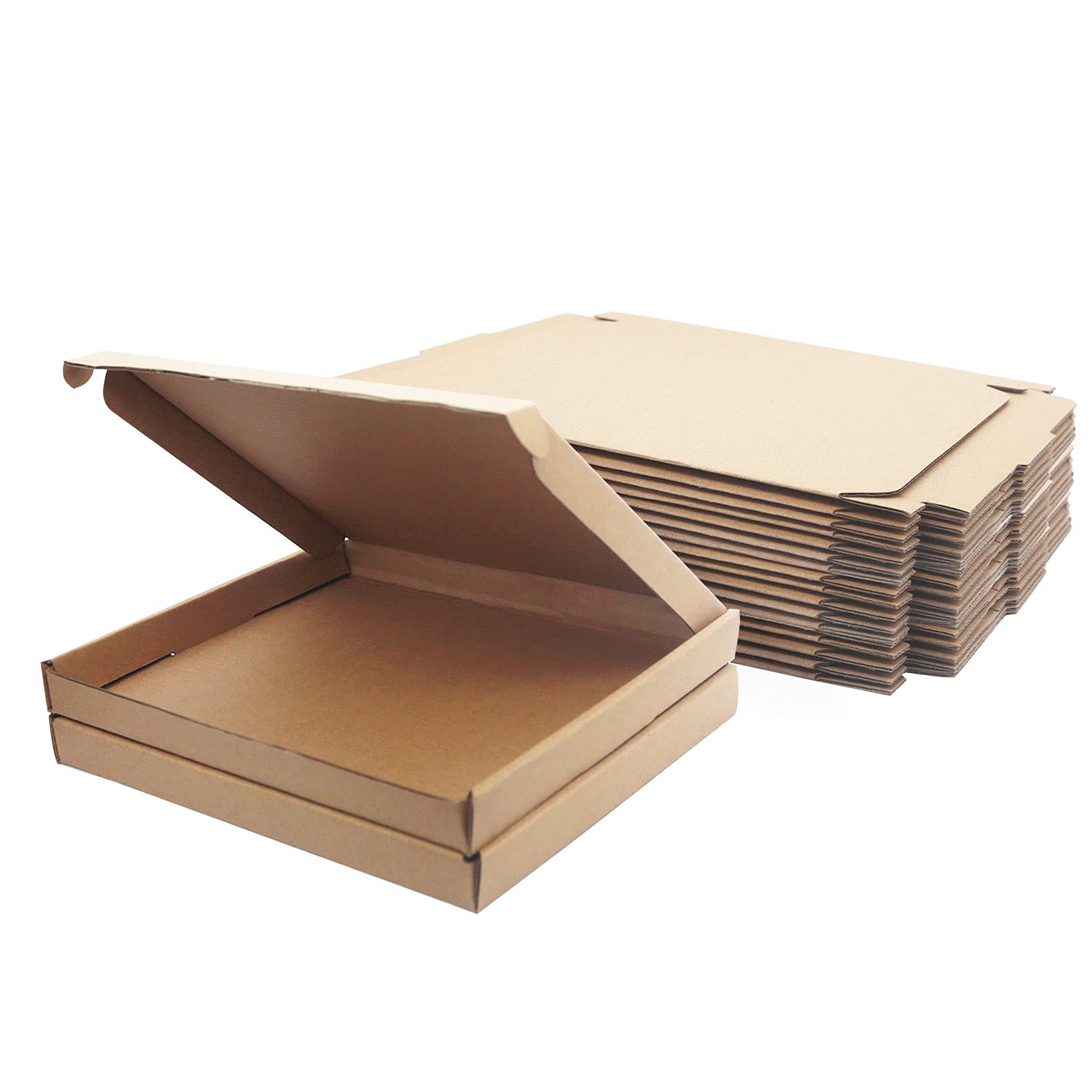 Corrugated Cardboard Shipping Boxes, 230x178x20mm Royal Mail Large Letter PiP Postal Boxes for Posting, Brown Packaging Mailing Boxes for Business, Storing or Gift(25 Pieces)