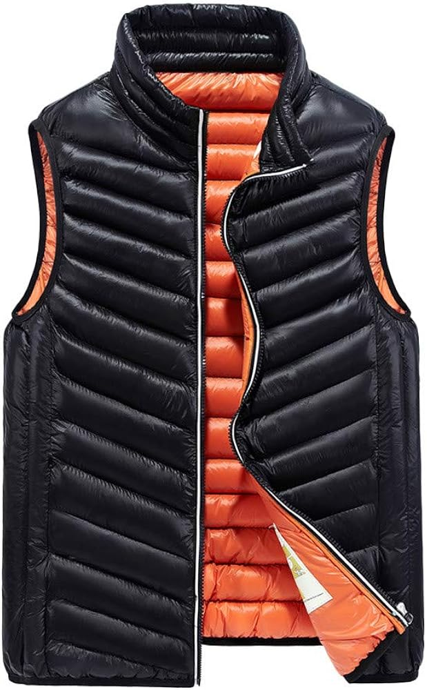 Yumso Homme Casual Chaud Doudoune Gilet sans Manche ...
