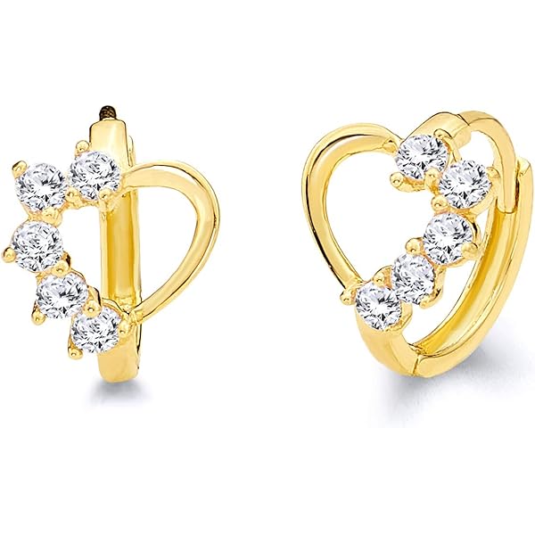 [LLOYD] 韓国アクセ☆10K Gold☆Open heart Love Me Earrings LLOYD] 韓国アクセ☆10K Gold☆Open heart Love Me Earrings