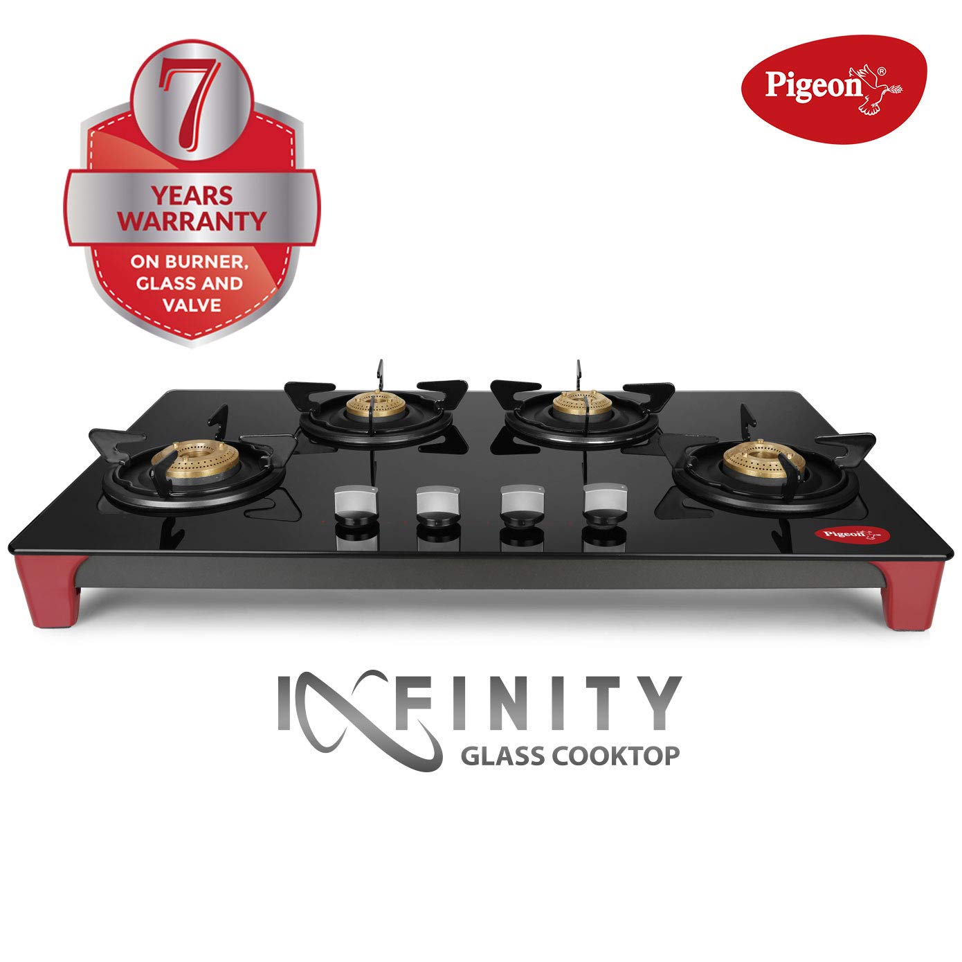 pigeon infinity 3 burner glass top