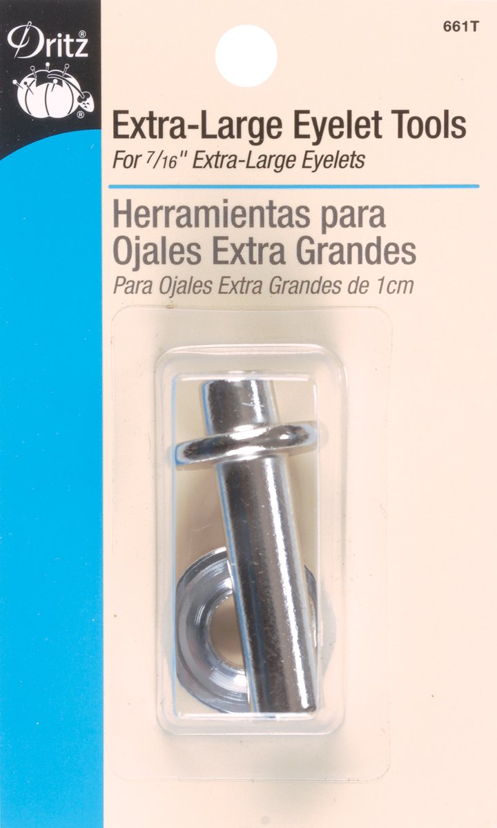 Dritz 661T Extra-Large Eyelet Tools for Applying 7/16-Inch Eyelets