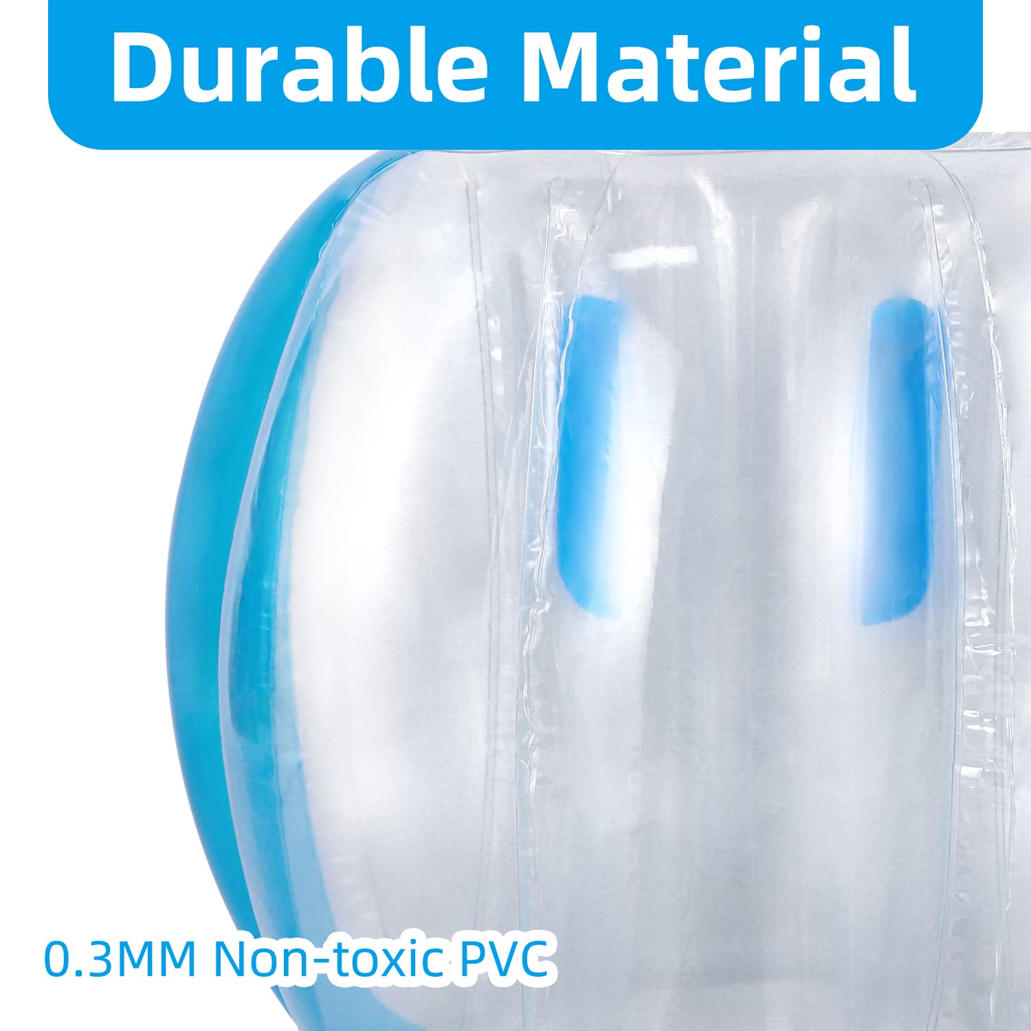 Theefun Bumper Balls, 2 Pack Inflatable Sumo Ball, 36inch Bopper Toys for Kids Physical Outdoor Active Play, Giant Human Hamster Knocker Body Zorb Ball, Body Bubble Soccer Ball