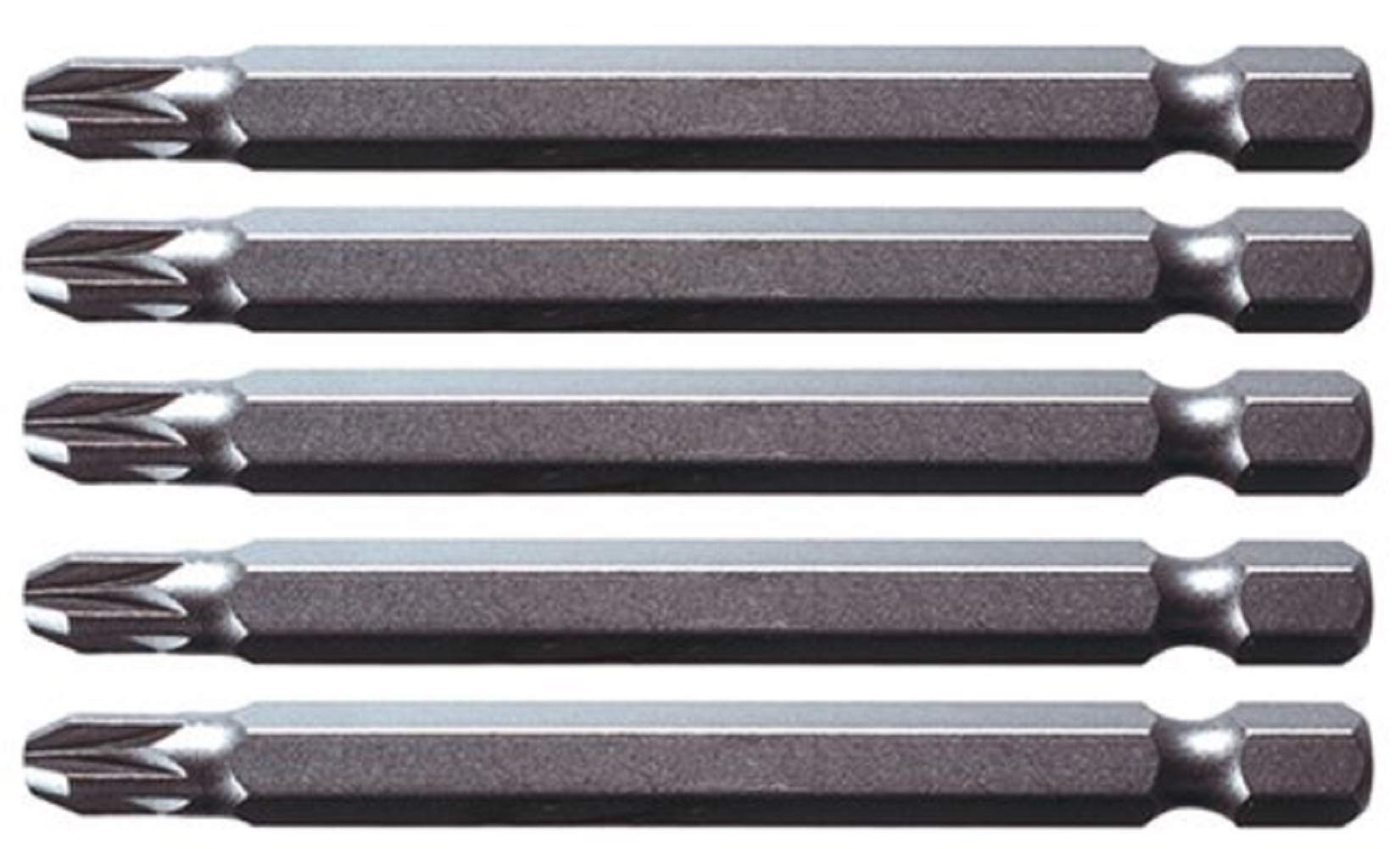 KS Tools 911.7729 75mm PZ3 1/4-inch Classic Bits (5 Pieces)