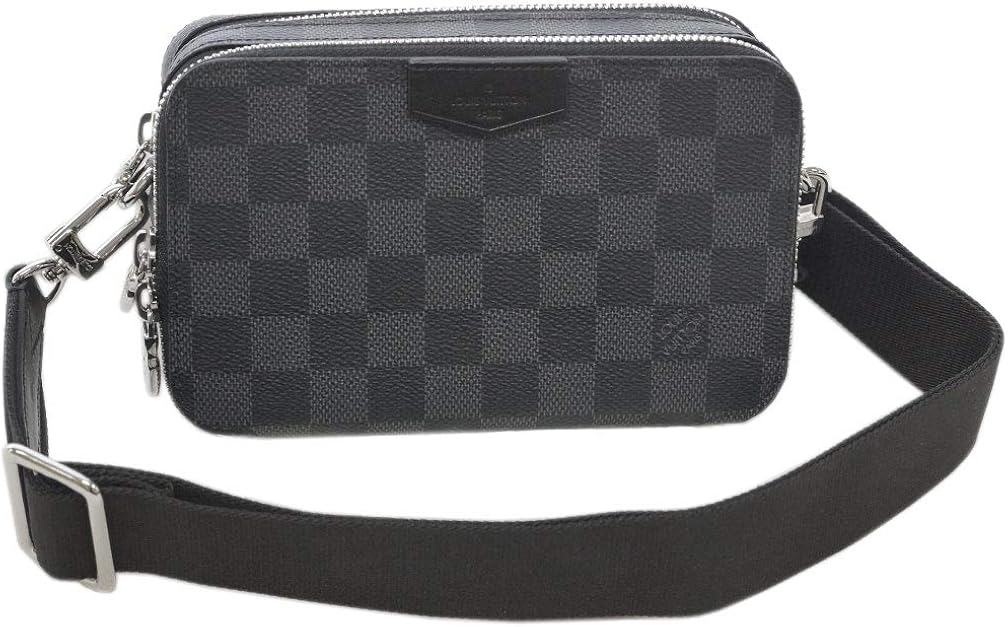 Amazon ルイヴィトン バッグ N60418 ダミエ・グラフィット アルファ・ウエアラブル ウォレット LOUIS VUITTON