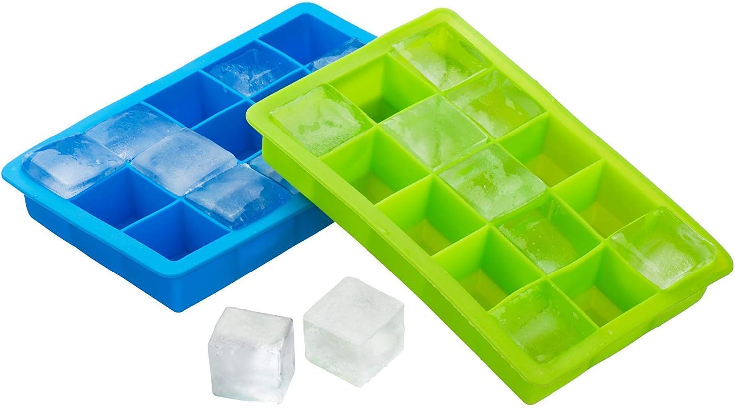 Buy SAMEZONE® Ice Cube Trays for Freezer Ice Cube Moulds Silicone Ice