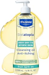 Mustela Stelatopia Cleansing Oil 500ml for Atopic-Prone Skin view 1