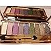 eshion Women Waterproof Makeup Glitter Eyeshadow Palette with Brush