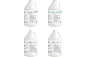 FIVE STAR MATERIALS RESOURCES Denatured Ethanol Alcohol - SDA 40B 99 Percent Denatured Alcohol 200 Proof -Lab & Research Solvent - Bioethanol Fuel Tabel top Fire Pit - 4 Gallons (Equals 16x 1 Liter)