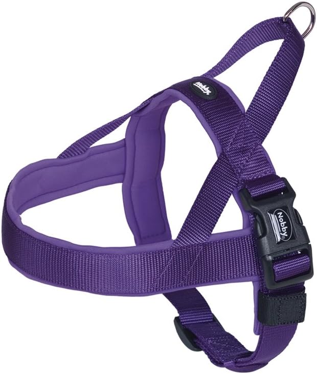 Nobby Classic Preno Norwegian Harness, 75-98 cm+62 cm/40-45 mm, Purple, 75 - 98 cm+62 cm/40 45 mm