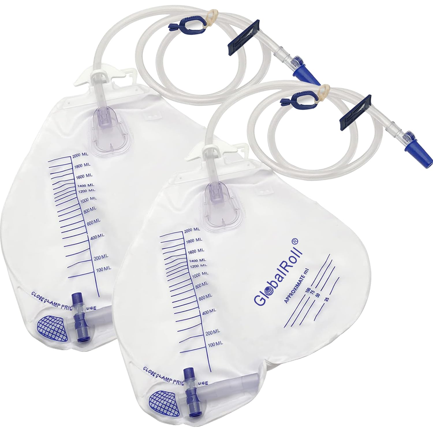 GlobalRoll Urinary Drainage Bag with Anti-Reflux