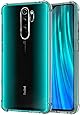 QHOHQ Case for Xiaomi Redmi Note 8 Pro,Transparent Ultra Slim Soft Silicone TPU Anti-Fall Case (Clear)