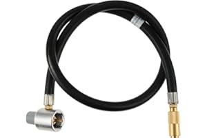 ETERMETA 5430 Propane Extension Hose Adapter - 3 Ft Propane Regulator Extension Hose Compatible with Coleman Classic, PowerPack, Triton & Fold N Go Stoves (Not for Roadtrip LXE/LXX), Connet to 1LB Tank, 12 PSI