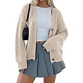 Arolina Cardigan Sweaters for Women Chunky Knit Long Sleeve Button Down Sweater 2025 Fall Trendy Oversized Jacket Coats