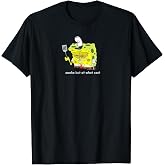 Spongebob Squarepants Awake But At What Cost Meme Cartoon T-Shirt