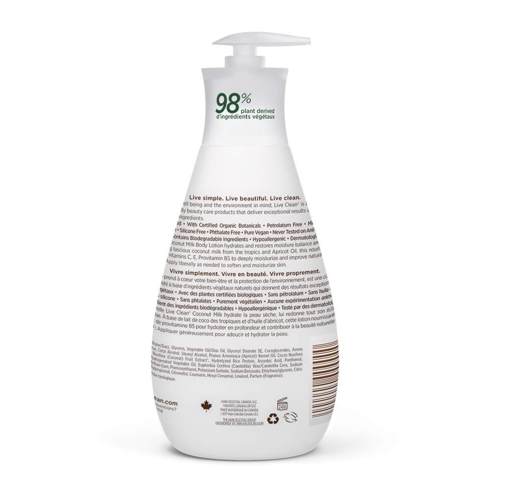 live clean lotion