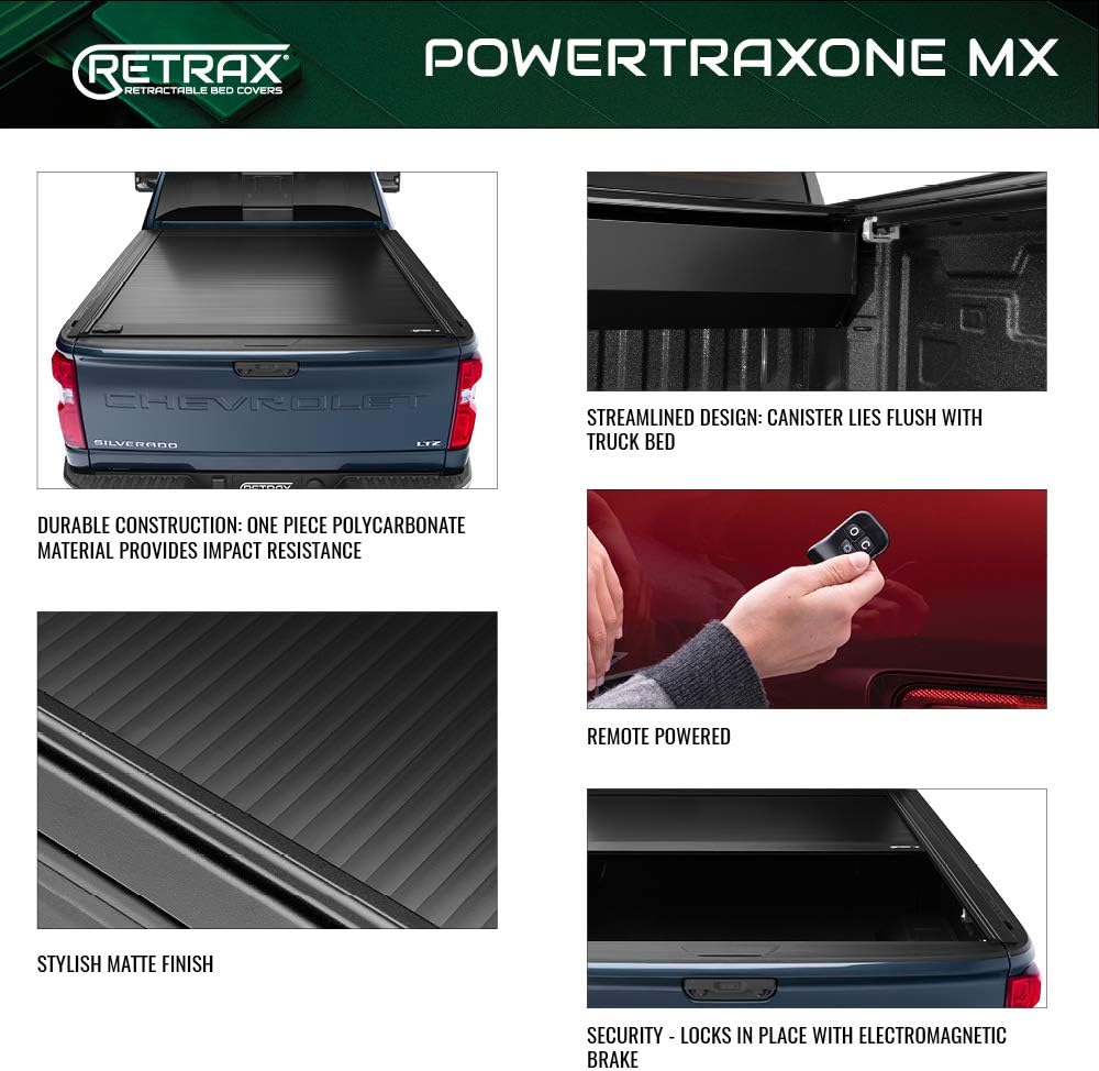 Amazon Com Powertraxone Mx Retractable Truck Bed Tonneau Cover 70501 Fits 2006 2015 Ridgeline 4 9 Bed Automotive