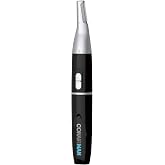 ConairMAN All-in-One Personal Trimmer for Men, for Nose, Ear, Eyebrows and Sideburns Hair Trimmer, 4 piece Men's Grooming Kit, Lithium Battery-Powered