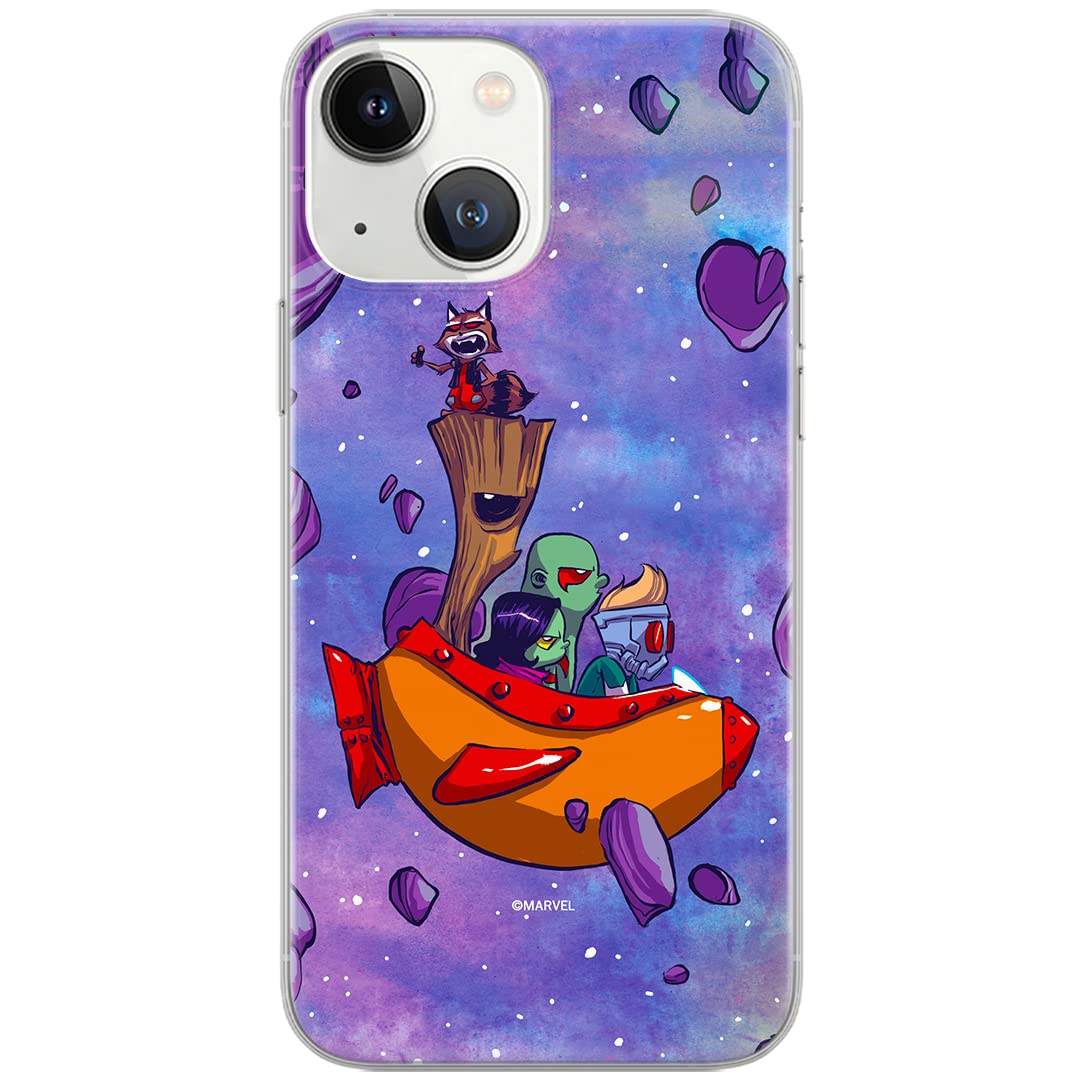 ERT GROUP mobile phone case for iPhone 13 MINI original and officially licensed Marvel pattern Guardians of the Galaxy 010 optimally adapted to the shape of the mobile phone, case made of TPU โ image 1