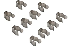 Heavy Duty Tools Spring Terry Clips, Stainless Steel Clamps, Tool Storage Hangers, U Clips Holder Bracket, Handy Open Type To