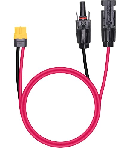 thumbnail image 2 of XT60i To Ring Terminal Cables - 12AWG Connector Cords For UAV Batteries & Solar Panels 60cm-3m 2 of 13