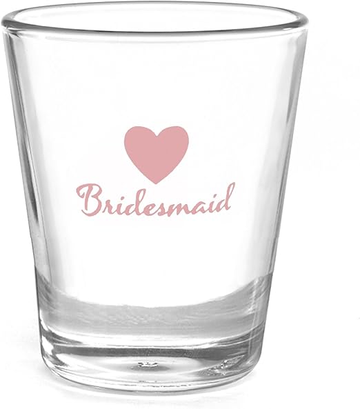 bridesmaid shot glasses