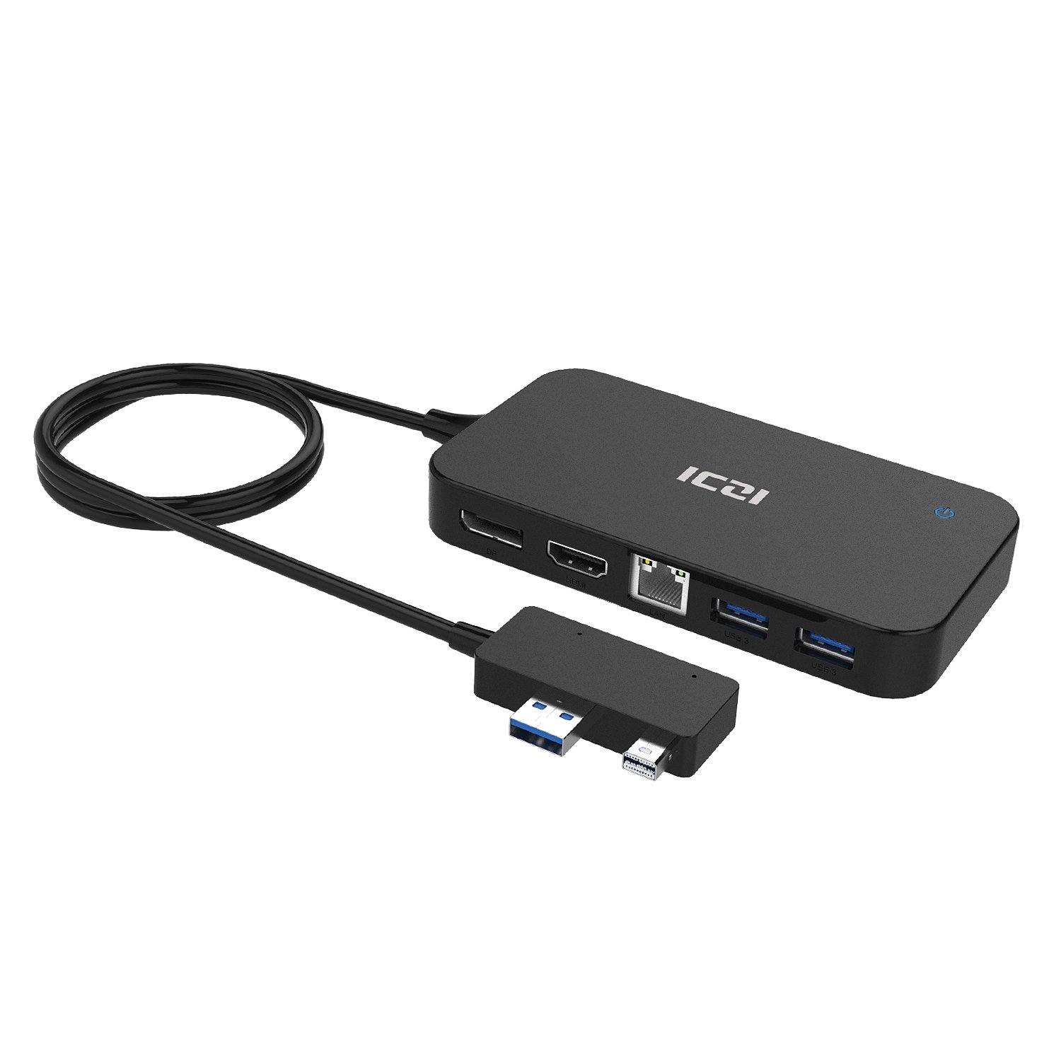 ICZI Surface Dock with Audio, DisplayPort, HDMI Output and RJ45 Gigabit