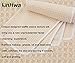 KinHwa Makeup Remover Cloth Reusable Natural Face Cloth Ultra Soft Chemical-free 13inch x 13inch 12pack Cream